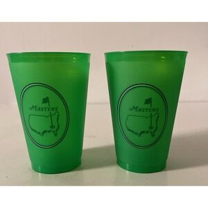 2017 Masters Cups - Green - Set of 2 - RARE